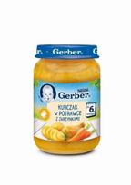 Vaikiška tyrelė Gerber su višta ir daržovėmis, 190 g
