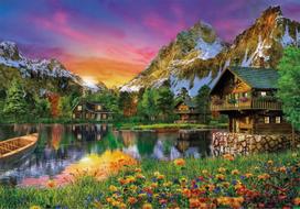 Clementoni - 36531 Collection - Alpine Lake, dėlionė 6000 detalių suaugusiems ir vaikams nuo 10 metų, įgūdžių žaidimas visai šeimai