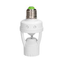Lemputės lizdas su judesio detektoriumi, 360st. IP20, sriegis E27, 1x60W