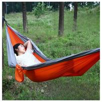 Dvipusis sodo hamakas Xxl 270x140cm su priedais