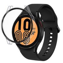 Apsauginis dėklas Samsung Galaxy Watch 4 44mm - Kieta apsauga, skaidrus korpus, grūdintas stiklas Phonillico®