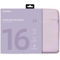 INNOSTYLE nešiojamojo kompiuterio krepšys 15,6" 16", vandeniui atsparus dėklas OMNIPROTECT SLIM, violetinis