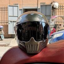 (xxL20) Retro motociklo šalmas ABS Light cruiser pilnai dengiantis šalmas vyrams ir moterims