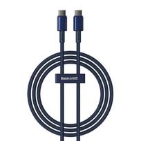USB-C - USB-C kabelis Baseus Tungsten Gold, 100W, 1 m