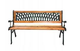 Medinis sodo suolas, kiemo terasa, 126x52x73,50 cm