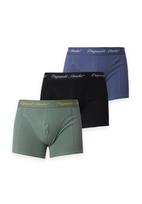 JACK & JONES Boxer trumpikės 'JACNORREBRO' safyro / šviesiai žalia / juoda / balta