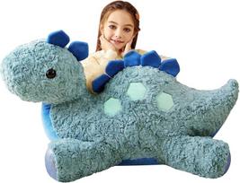 Tumyay didelis stegozauro dinozauro minkštas žaislas, didelis minkštas žaislas, 78 cm didelis pliušinis žaislas, didelis jumbo pliušinis žaislas, dovana vaikams