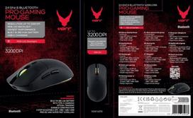 Belaidė žaidimų pelė Varr 6d 3200 Dpi Bluetooth