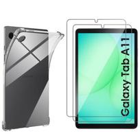 Coque + 2 grūdinti stiklai Samsung Galaxy Tab A11 - Smūgiams atspari skaidri Phonillico® apsauga