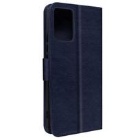 Dėklas, skirtas Xiaomi Redmi Note 12 Pro Plus 5G - AVIZAR - Chesterfield - Mėlynas - Kortelių laikiklis - Vaizdo įrašų palaikymas