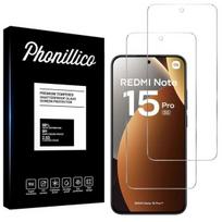 Grūdintas Stiklas Xiaomi Redmi Note 15 PRO 5G [Pakuotė 2] Ekrano Apsauginis Filmas Phonillico®