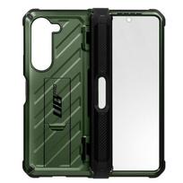 Apsauginis dėklas - SUPCASE - Unicorn Beetle Pro - Samsung Z Fold 5 - Žalias - Karinės normos MIL STD 810G