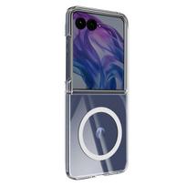 MagSafe dėklas - AVIZAR - Razr 60 Ultra - Polikarbonatas - Silikono gelis - Skaidrus
