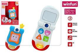 WinFun mobilusis telefonas su garso ir šviesos efektais kūdikiams