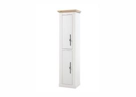 Vonios spintelė Imv Westminster, 203 cm, balta/ąžuolinė