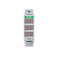 Trifazės įtampos indikatorius F&F WNC-3, 80-500 V AC