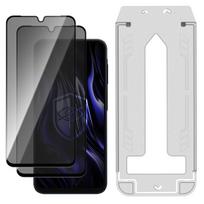 Grūdintas privatumo stiklas Samsung Galaxy A16 4G/5G/ A17 4G/5G 3mk Hardy Privzone 9H su aplikatorium, 2 vnt.