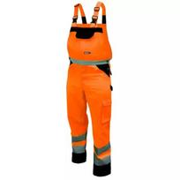 Šviesą atspindintis puskombinezonis,oranžinis