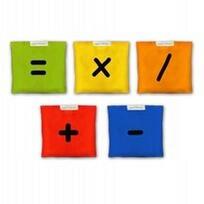 Akson Matematikos Ženklų Gimnastikos Maišeliai - Mokymosi Žaidimas