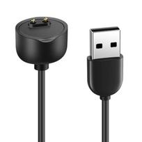 Išmanusis laikrodis USB įkrovimo laidas Xiaomi Mi Band 7 / Mi Band 6 / Mi Band 5 50cm Akyga Juodas