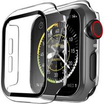 Korpusas suderinamas su Watch 44mm Serie SE 3 - Kieta apsauga, skaidrus dėklas, grūdintas stiklas Phonillico®