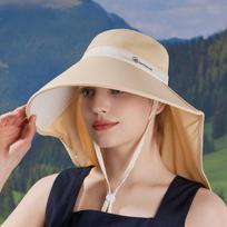 Lauko alpinizmo ir dviračių sporto kepurė nuo saulės，Geltona, Universalus