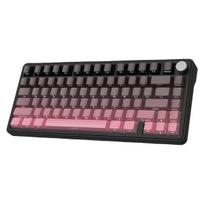 Attack Shark X85 belaidė mechaninė klaviatūra su TFT ekranu ir RGB - X85(M75) juodasis serbentas
