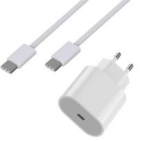 Greitas įkroviklis 20W + USB-C USB-C 2 metrų laidas iPhone 16 / 16 PLUS / 16 PRO / 16 PRO MAX Phonillico®