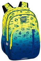 Mokyklinė kuprinė CoolPack Base Football 2T, geltona/mėlyna