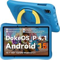 Planšetinis kompiuteris Oscal Pad 60 Kids 10.1" RAM 12GB ROM 128GB-SD 512GB, Android 15 5100 mAh WiFi 6 Mėlyna