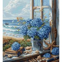 Siuvinėjimo kryžiumi rinkinys Luca-S. "Vaizdas į jūrą" 29x31cm SBU5065