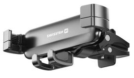 Telefono laikiklis Automobilinis laikiklis - SWISSTEN - Gravity Lock - Sukasi 360° - Suderinamas su išmaniaisiais telefonais - Juodas