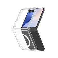Samsung Galaxy Z Flip 7 Slim Magsafe Antichoks 2m Plona Jėgos Dėklas Skaidrus