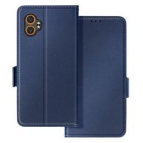 Apsauginis dėklas - Galaxy XCover 7 Pro - Mėlyna dirbtinė oda - Vaizdo laikiklis - Integruota rankena