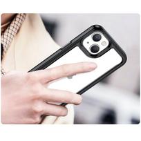 Hurtel Outer Space dėklas Iphone 14 Plus, juodas, su gelio rėmeliu