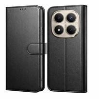 Xiaomi Redmi Note 15 PRO PLUS 5G dėklas - Juodas piniginės tipo su magnetiniu užsegimu ir kortelių laikikliu Phonillico®