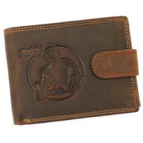 Vyriška odinė piniginė, ruda, Wild 7065