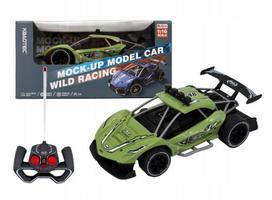 Radijo bangomis valdomas sportinis automobilis Wild Racing 2, žalias