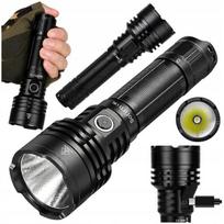 Sofirn C8L taktinis LED žibintuvėlis, 3100 lm, XHP50D-HI, USB-C, 21700, IPX8, veikimo nuotolis iki 531 m
