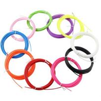 Spausdinimo rašiklio ABS gija 3D su 10 spalvomis 1,75 mm / 5m