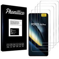 "Grūdintas Stiklas Xiaomi Poco F6 Pro 5G [4vnt Pakuotė] Ekrano Apsauginis Filmas Phonillico"