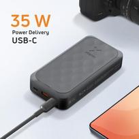 Atsarginis maitinimo šaltinis ("Power Bank") Išorinė baterija - XTORM - Fuel serija 5 - 20000mAh - 2x USB-C - Kompaktiškas LED ekranas