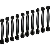 Trendy shop 20 vnt juodos aliuminio spintelių rankenos durims ir stalčiams, arkos spintos ir spintos (96 mm)