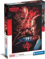 Clementoni - 39763 - Dėlionė Stranger Things, 1000 detalių dėlionė suaugusiems ir vaikams nuo 10 metų, įgūdžių žaidimas visai šeimai