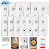 Kiti baldų aksesuarai, 20 lipnių paveikslų kabyklų, negadinantys sienų meninio tvirtinimo kabliukai