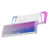 DAREU COOL68 60 % laidinė žaidimų klaviatūra su RGB apšvietimu ir skaidria spalva
