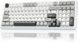 AULA F99 guminė žaidimų klaviatūra — 99 klavišai, keičiama karštu būdu, belaidė/laidinė RGB