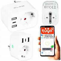 Išmanusis Wifi lizdas su Usb-c ir energijos matuokliu