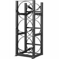 Dujų balionų laikymo stovas 12,79x12,99x33,07 colio su 3 balionais