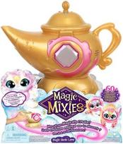 Magic Mixies stebuklinga lempa su 20 cm interaktyviu rožiniu Mixie pliušiniu žaislu ir tikrais dūmais su daugiau nei 60 garsų ir reakcijų
